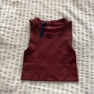 UO Rust Out From Under Ribbed Crop